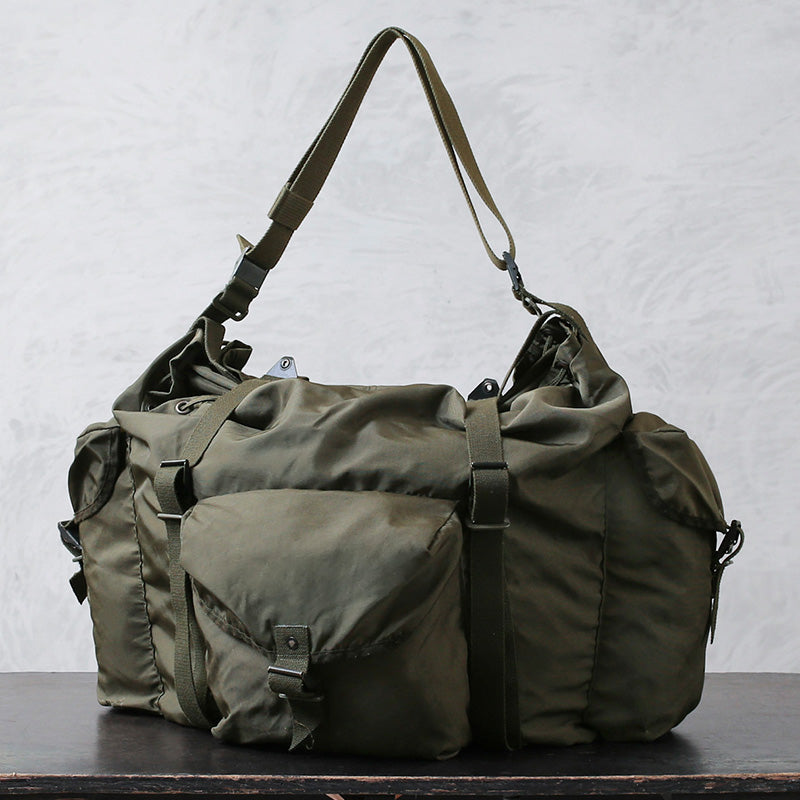 WAIPER.inc / Real Used Austrian Army Backpack Remake Messenger Bag