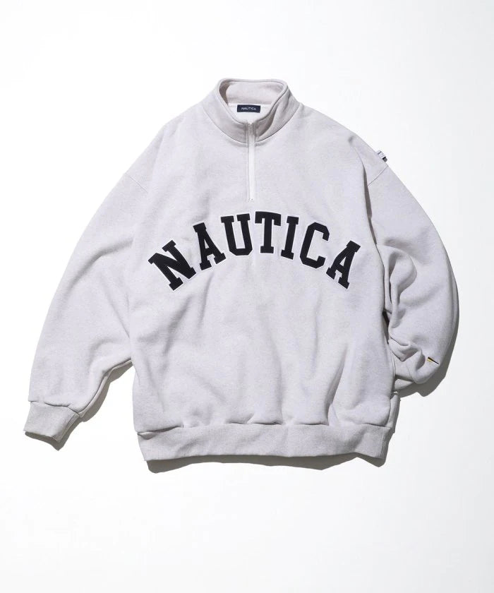 22AW Arch Logo Cadet Collar Fleece Sweatshirt