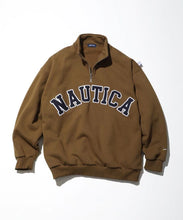 將圖片載入圖庫檢視器 22AW Arch Logo Cadet Collar Fleece Sweatshirt
