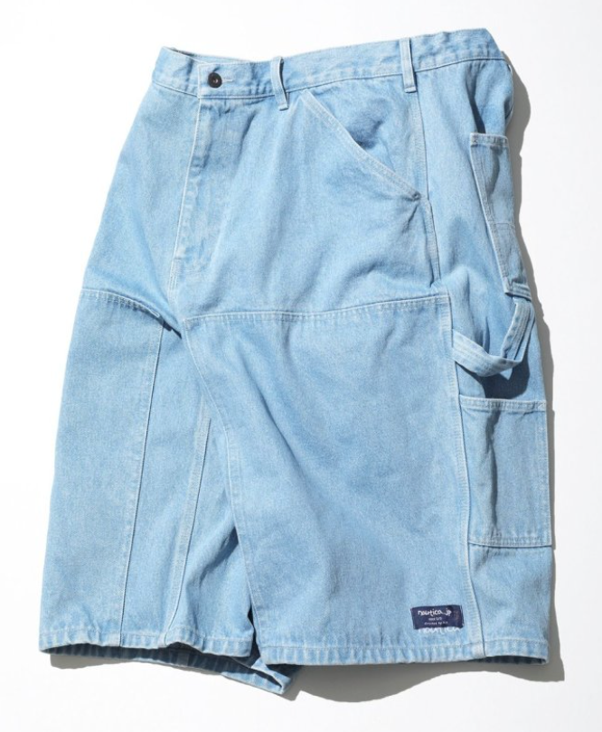 Double Knee Denim Painter Shorts