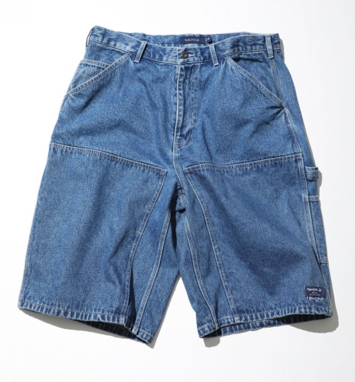 Double Knee Denim Painter Shorts