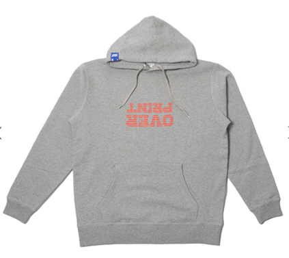 OVER PRINT / Inverted Hoodie *ZERO ZERO HERO