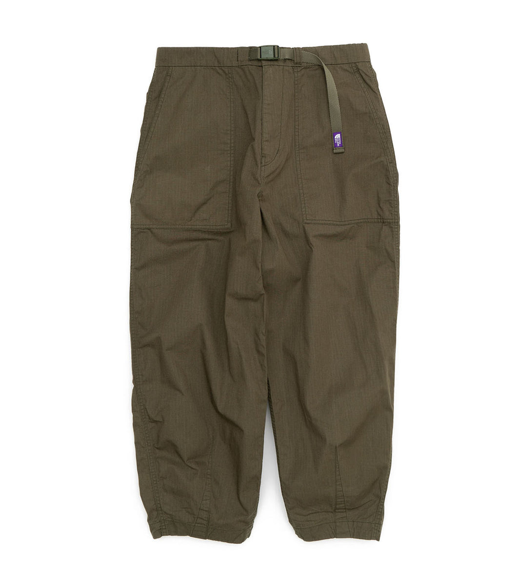 23SS Ripstop Wide Cropped Pants / TNF Purple Label (NT5316N) – SupBean