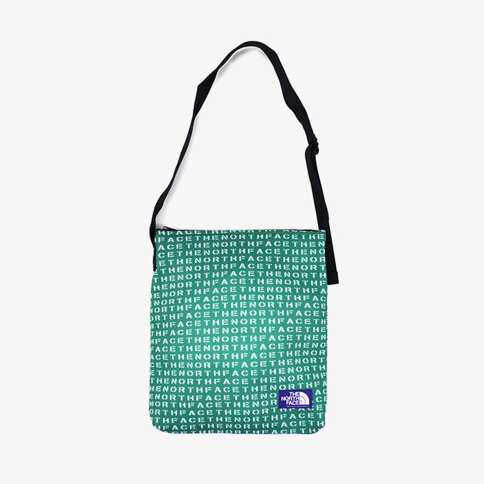 TNF PURPLE LABEL Logo Print Mesh Shoulder Bag