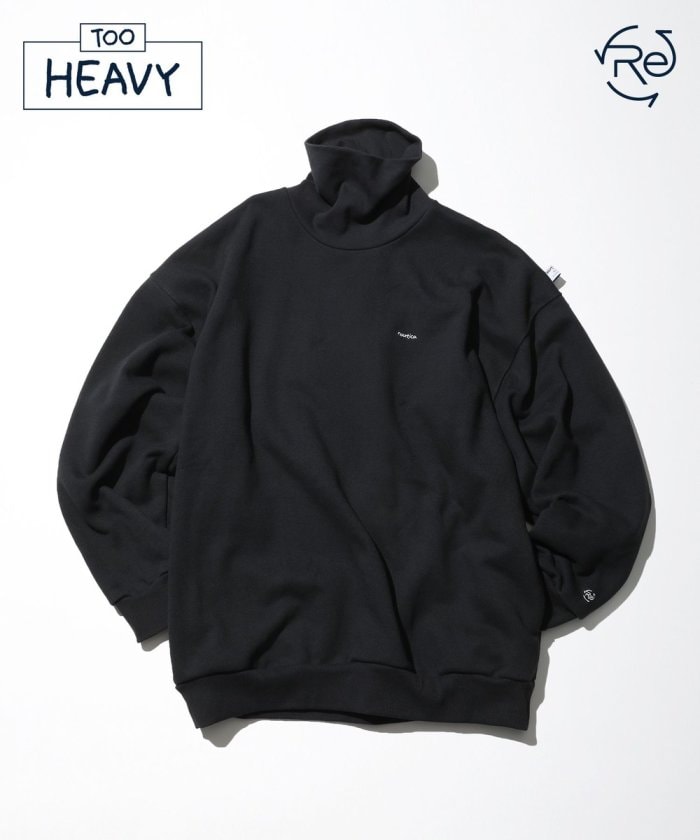 22AW “TOO HEAVY” Fleece Turtle Neck Sweatshirt 1.2