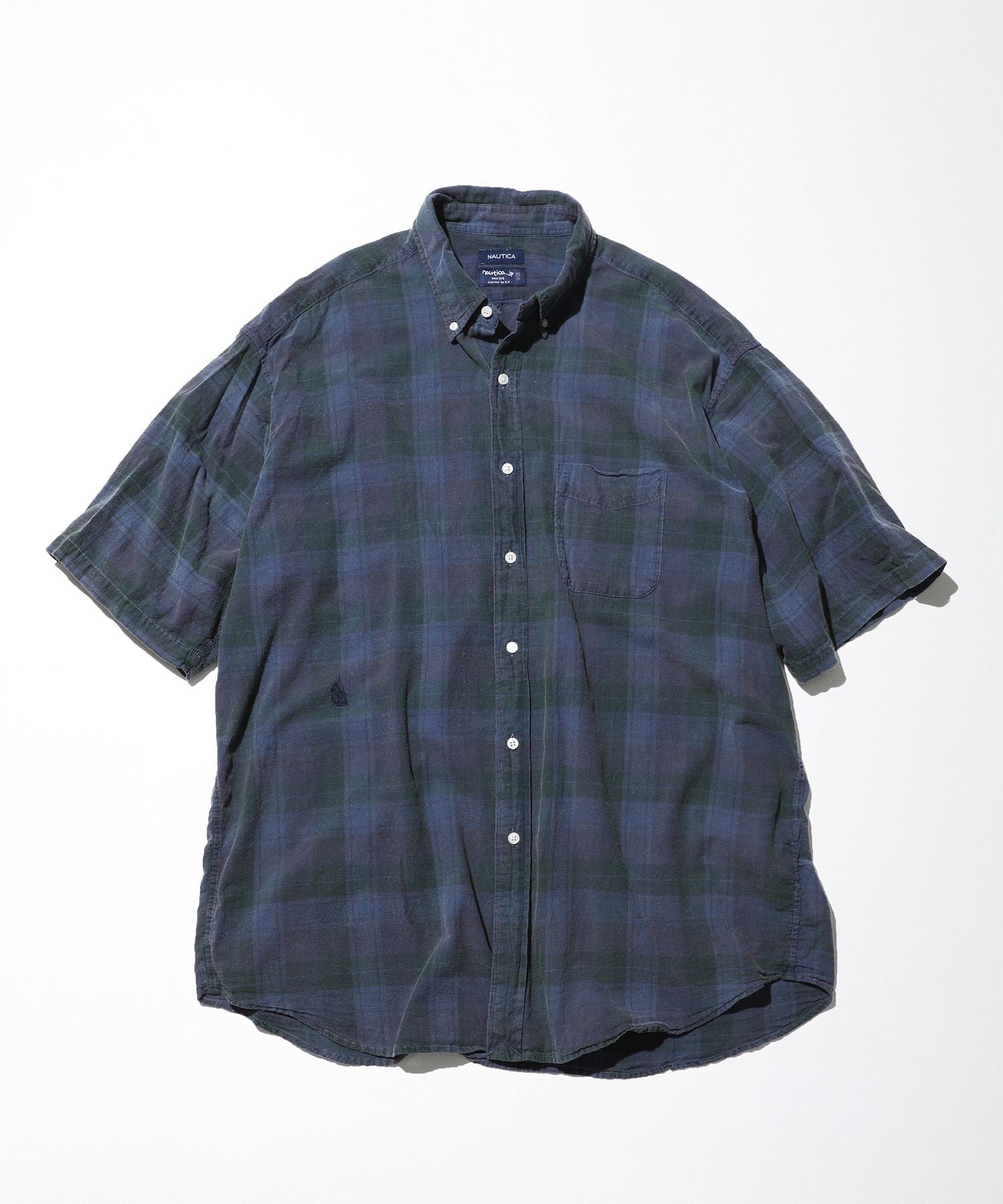 Nautica Sulfer Dyed Madras S/S Shirt