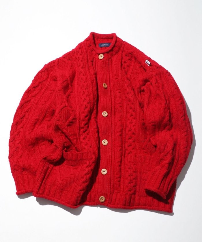 Fisherman Rollneck Cardigan