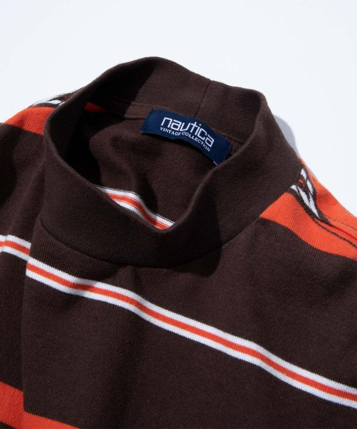 Multi Border High Neck Tee