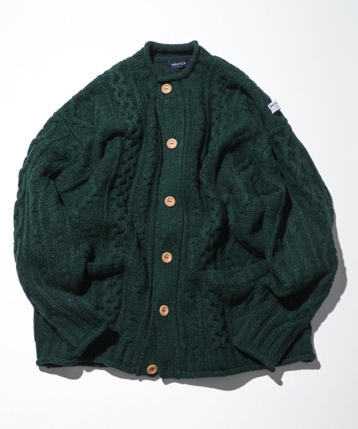 Fisherman Rollneck Cardigan