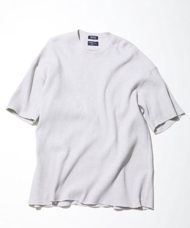“TOO HEAVY” Waffle Relax Fit S/S Tee