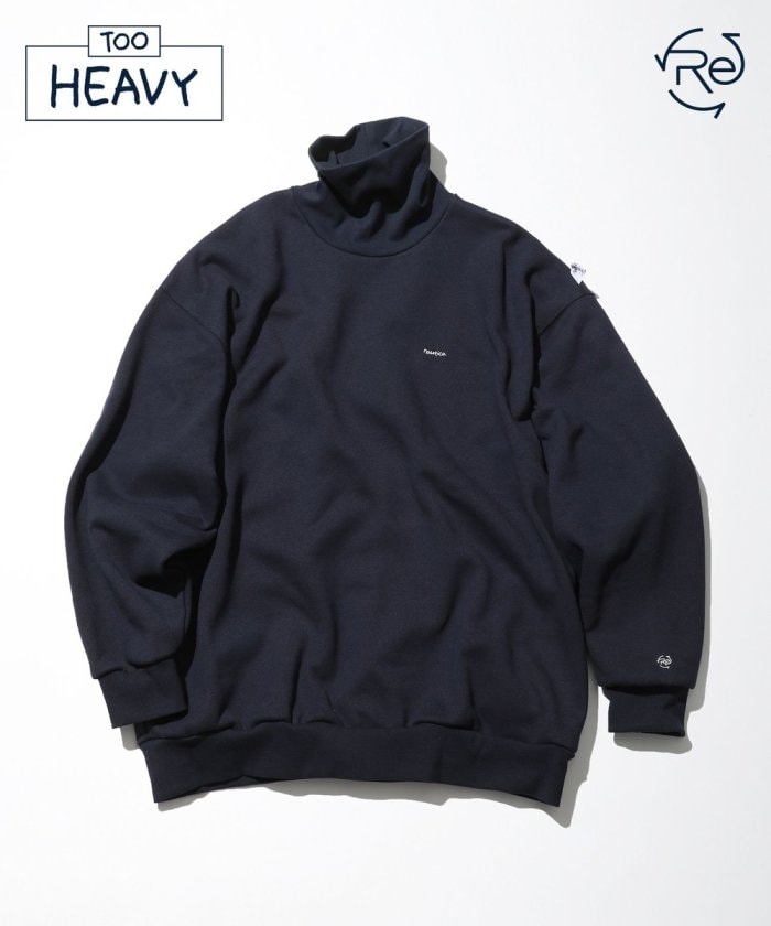 22AW “TOO HEAVY” Fleece Turtle Neck Sweatshirt 1.2