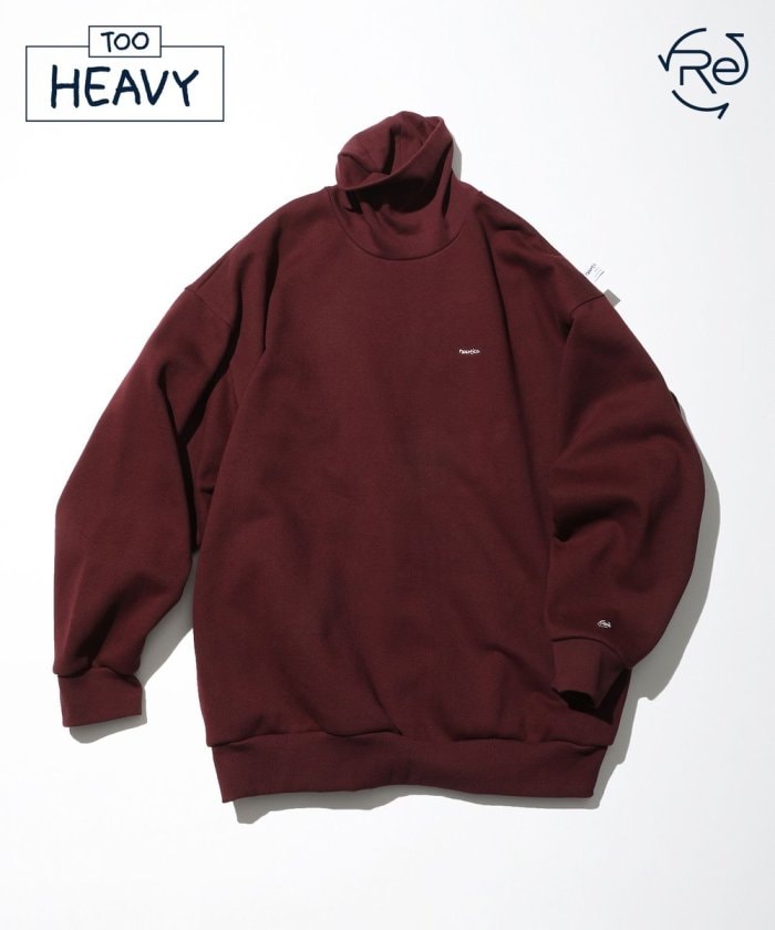22AW “TOO HEAVY” Fleece Turtle Neck Sweatshirt 1.2