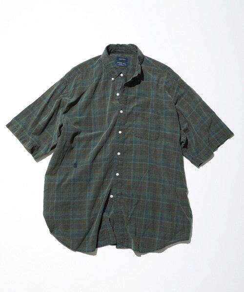 Nautica Sulfer Dyed Madras S/S Shirt