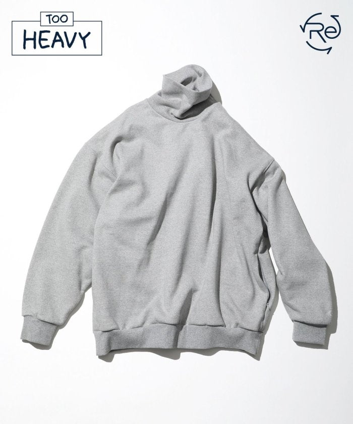 22AW “TOO HEAVY” Fleece Turtle Neck Sweatshirt 1.2