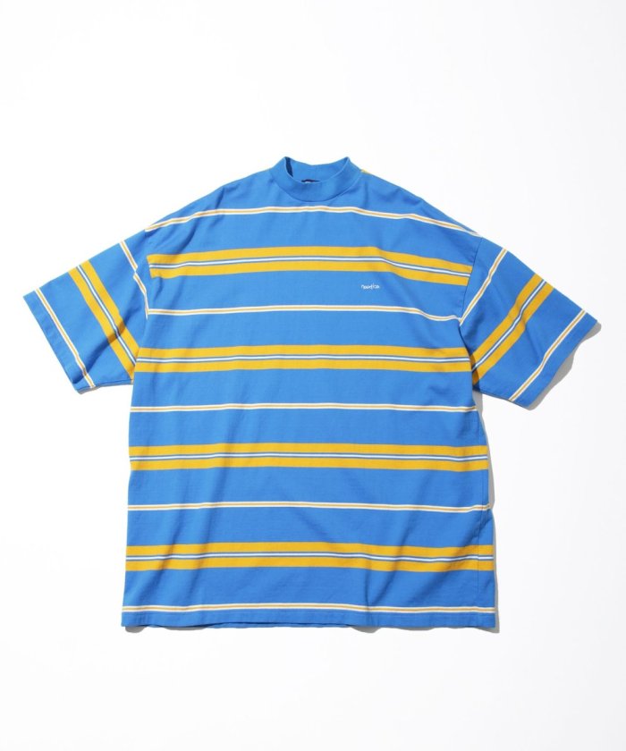 Multi Border High Neck Tee