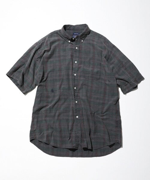 Nautica Sulfer Dyed Madras S/S Shirt