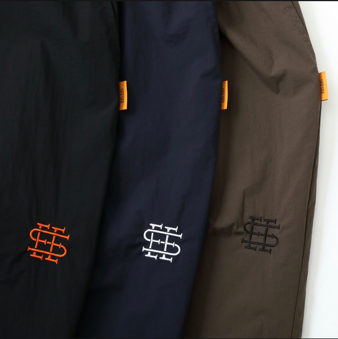 23SS SEE SEE WIDE NYLON PANTS