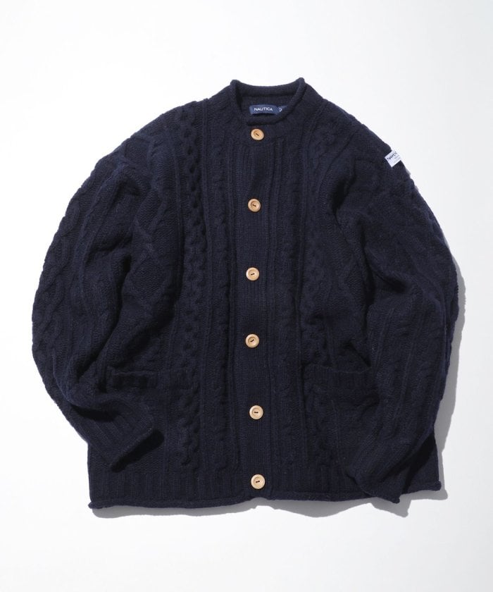 Fisherman Rollneck Cardigan