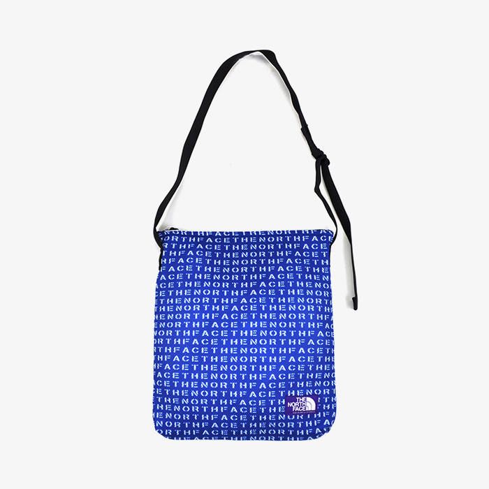 TNF PURPLE LABEL Logo Print Mesh Shoulder Bag
